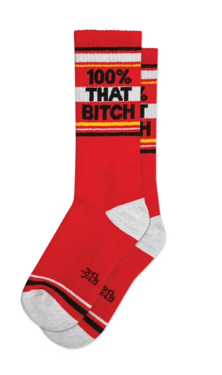 100% That Bitch Crew Sock ^