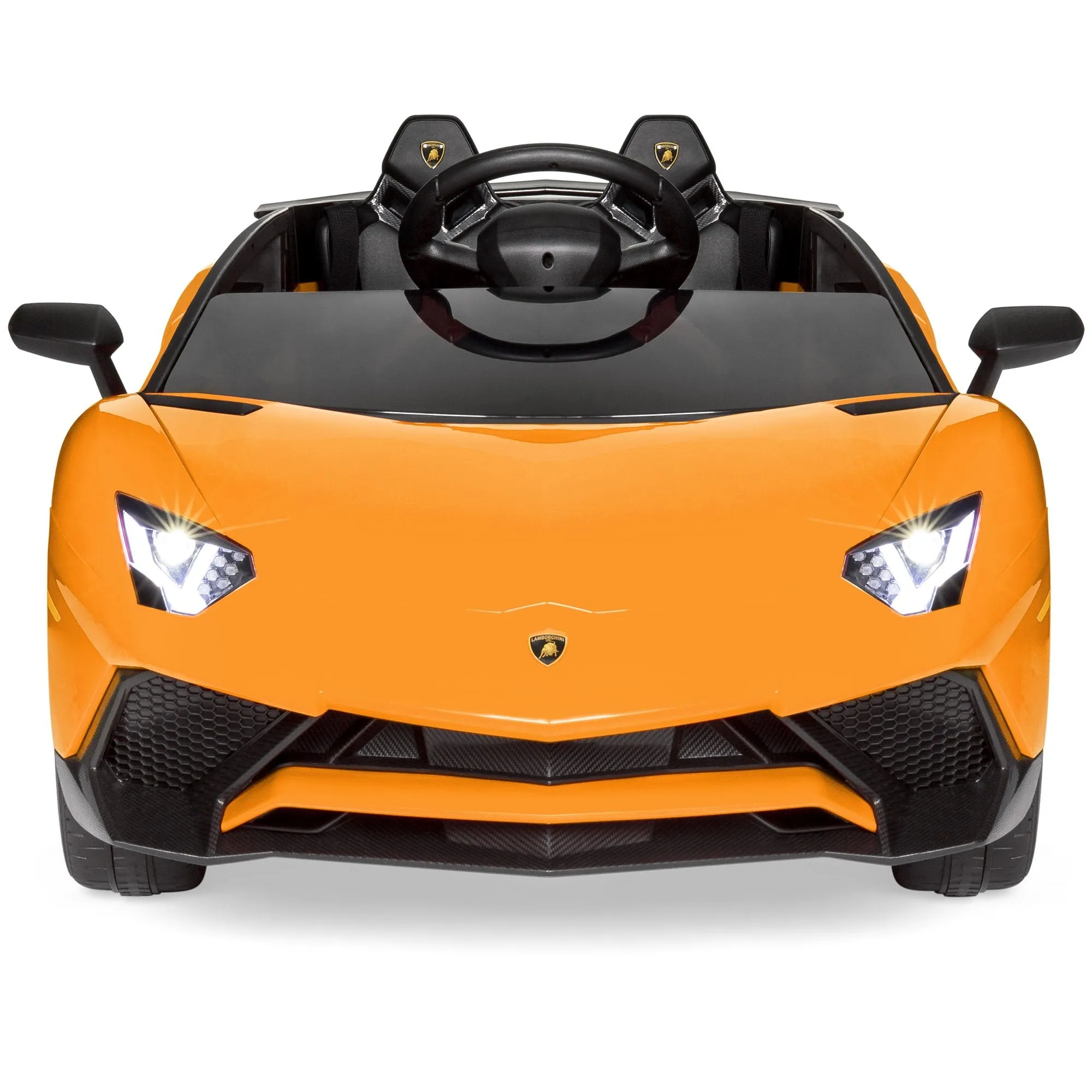 12V Kids Ride-On Lamborghini Aventador SV Sports Car Toy w/ Parent Control