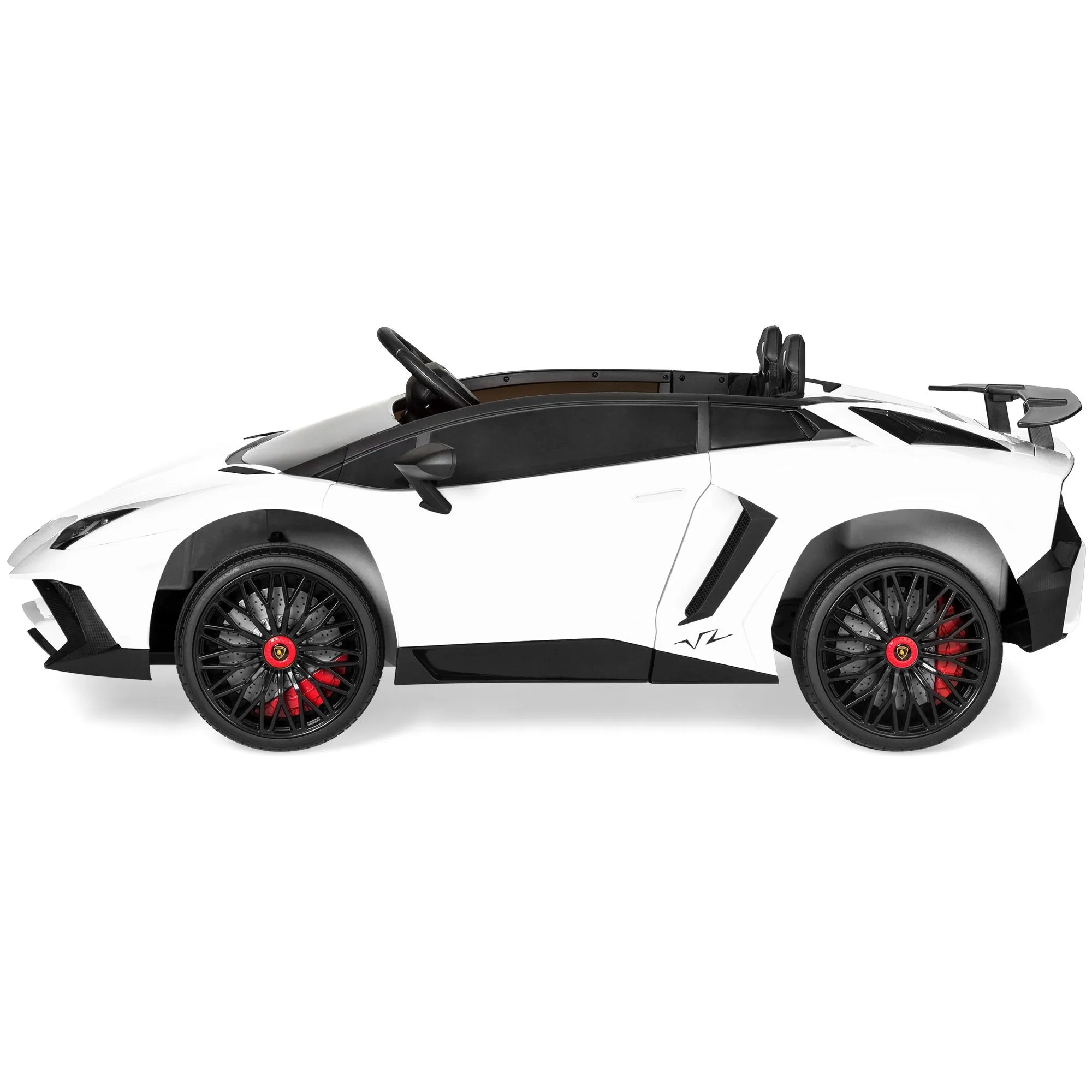 12V Kids Ride-On Lamborghini Aventador SV Sports Car Toy w/ Parent Control