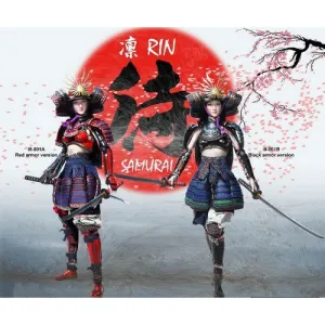 1:6 The Female Samurai - RIN Red/Black Armour Collectible Custom Figure Set