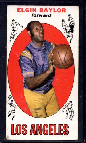 1969-70 Topps #35 Elgin Baylor Los Angeles Lakers Basketball Cards