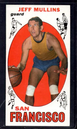 1969-70 Topps #70 Jeff Mullins San Francisco Warriors Rookie Basketball Cards