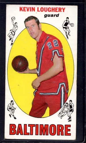 1969-70 Topps #94 Kevin Loughery Baltimore Bullets Rookie Basketball Cards