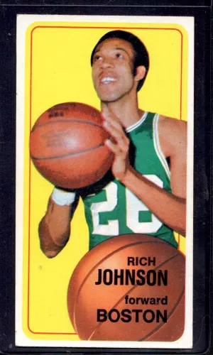 1970-71 Topps #102 Rich Johnson Boston Celtics Basketball Cards