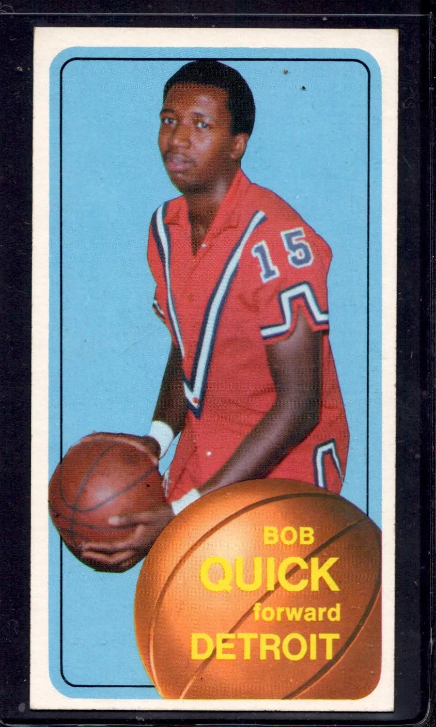 1970-71 Topps #161 Bob Quick Detroit Pistons Basketball Cards