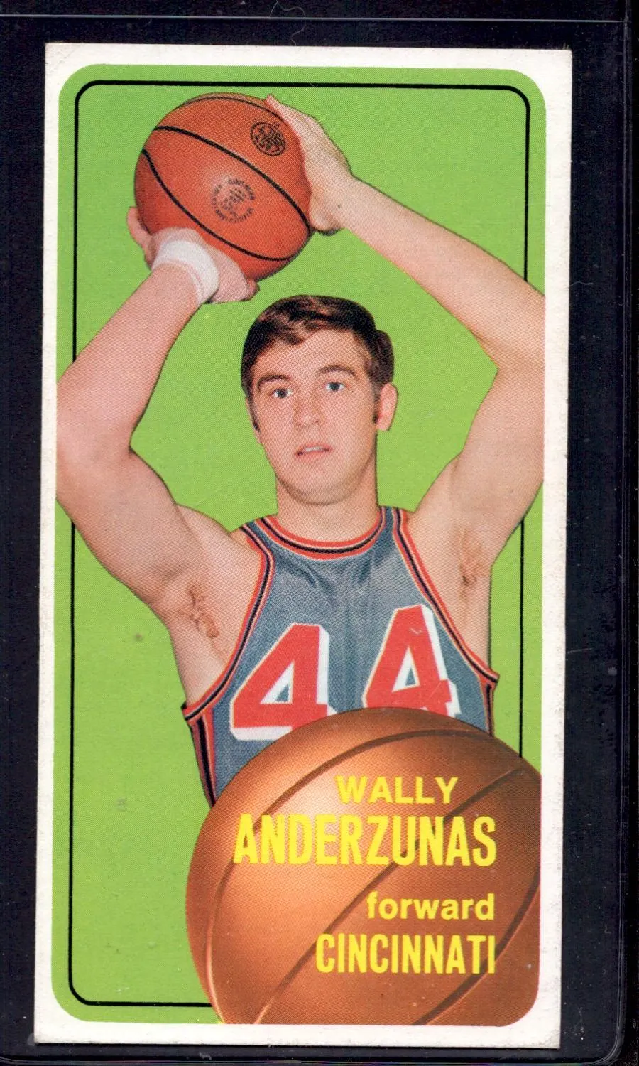 1970-71 Topps #21 Wally Anderzunas Cincinnati Royals Basketball Cards