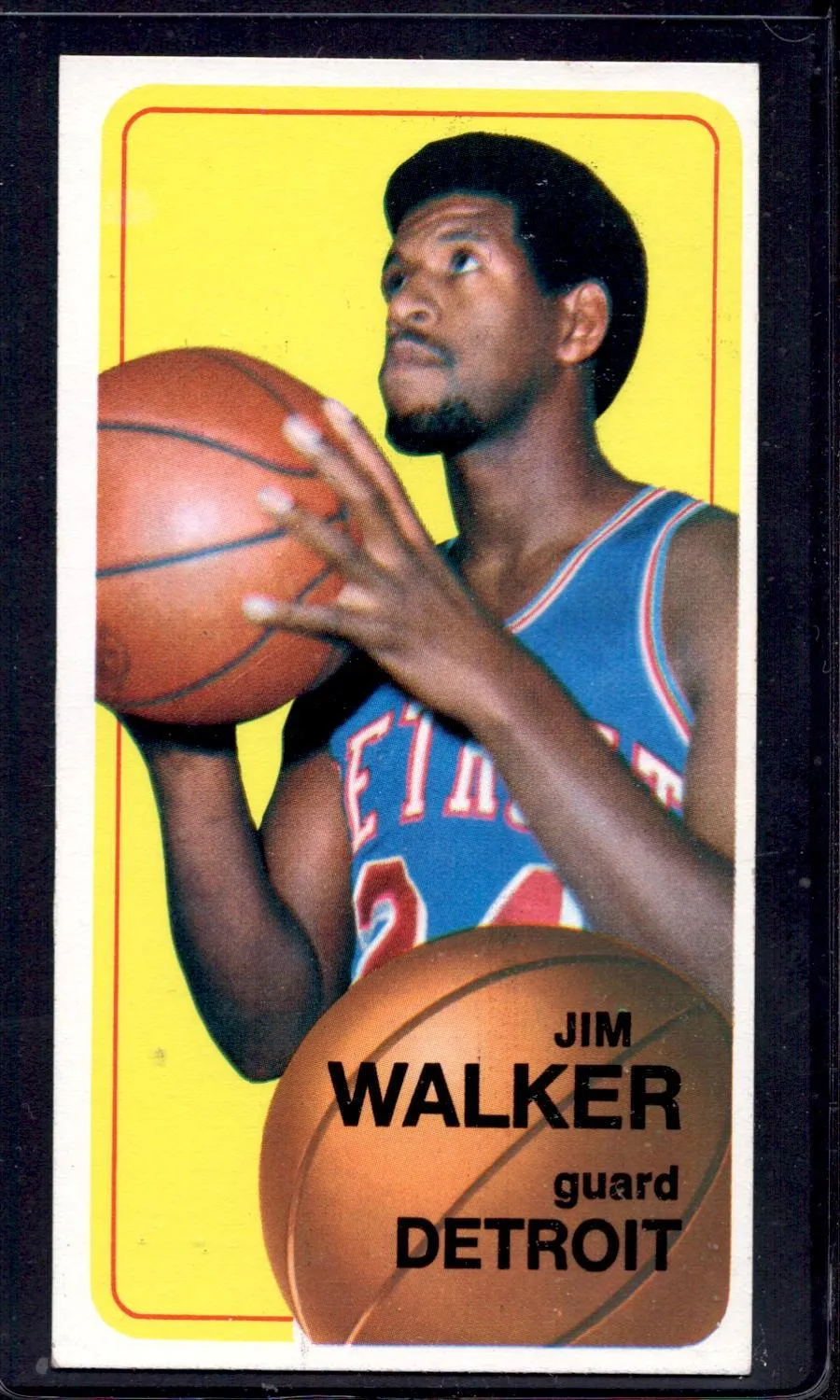 1970-71 Topps #25 Jimmy Walker Detroit Pistons Basketball Cards