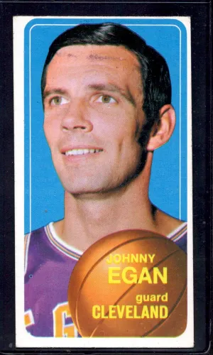 1970-71 Topps #34 Johnny Egan Cleveland Cavaliers Basketball Cards