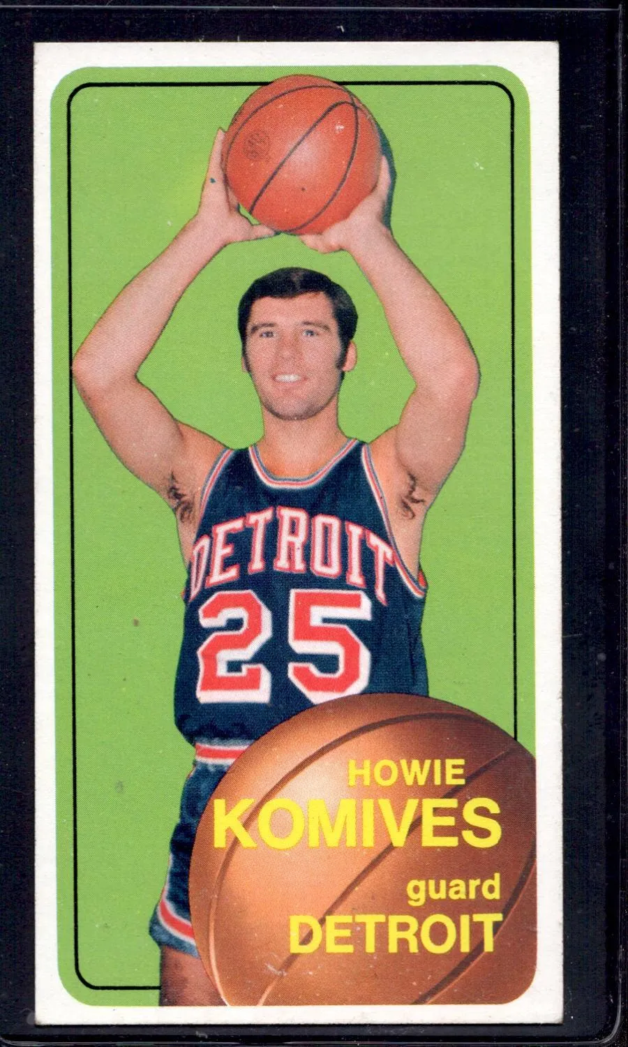 1970-71 Topps #42 Howie Komives Detroit Pistons Basketball Cards