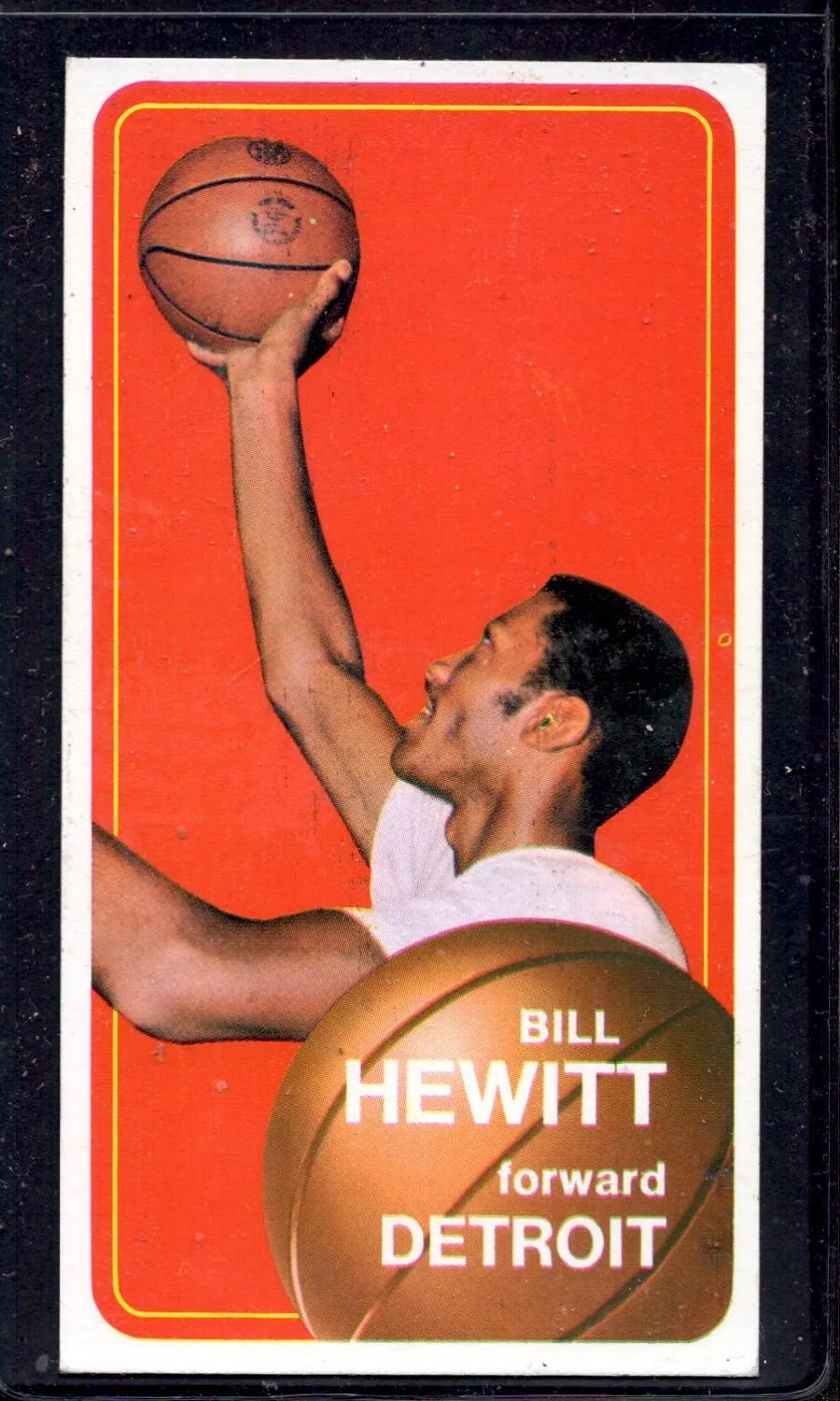 1970-71 Topps #56 Bill Hewitt Detroit Pistons Basketball Cards