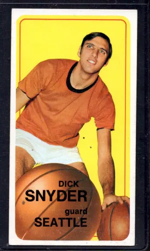 1970-71 Topps #64 Dick Snyder Seattle Supersonics Basketball Cards