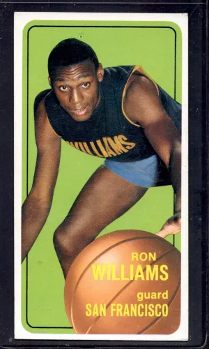 1970-71 Topps #8 Ron Williams San Francisco Warriors Basketball Cards