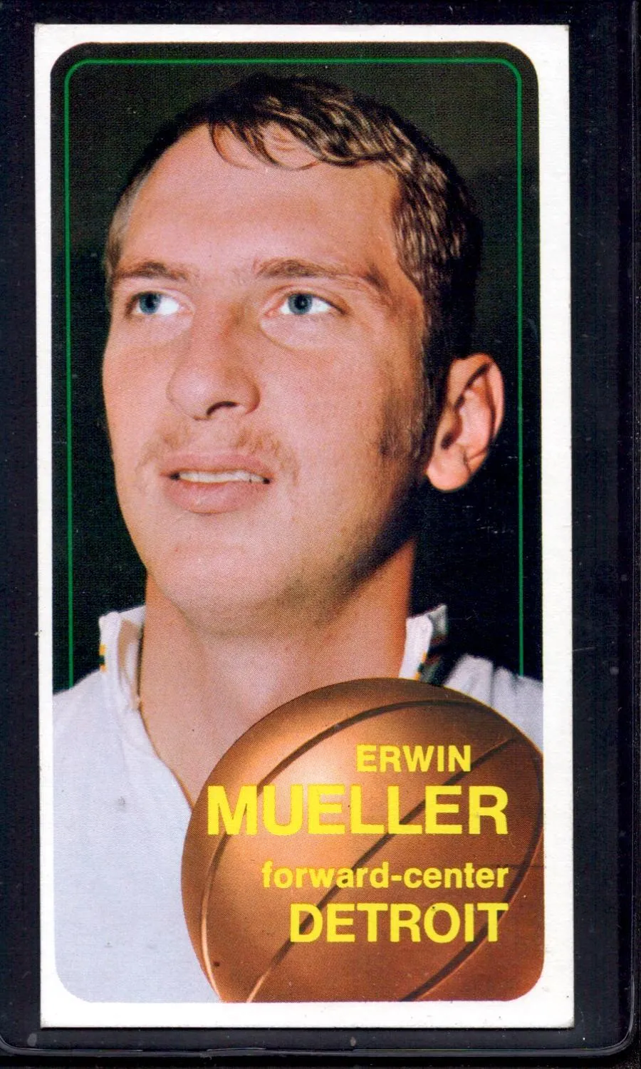 1970-71 Topps #82 Erwin Mueller Detroit Pistons Basketball Cards