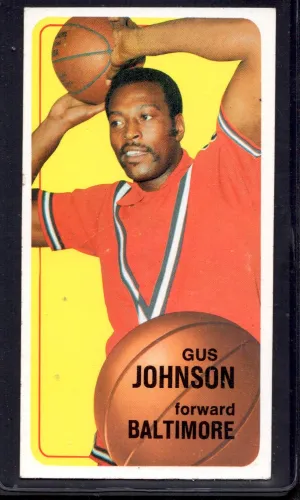 1970-71 Topps #92 Gus Johnson Baltimore Bullets Basketball Cards