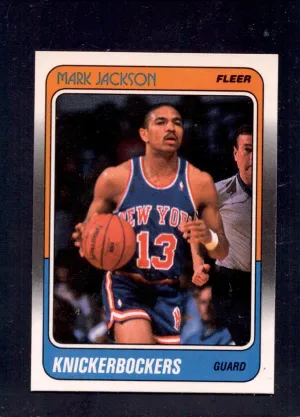 1988-89 Fleer #82 Mark Jackson New York Knicks Rookie Basketball Cards