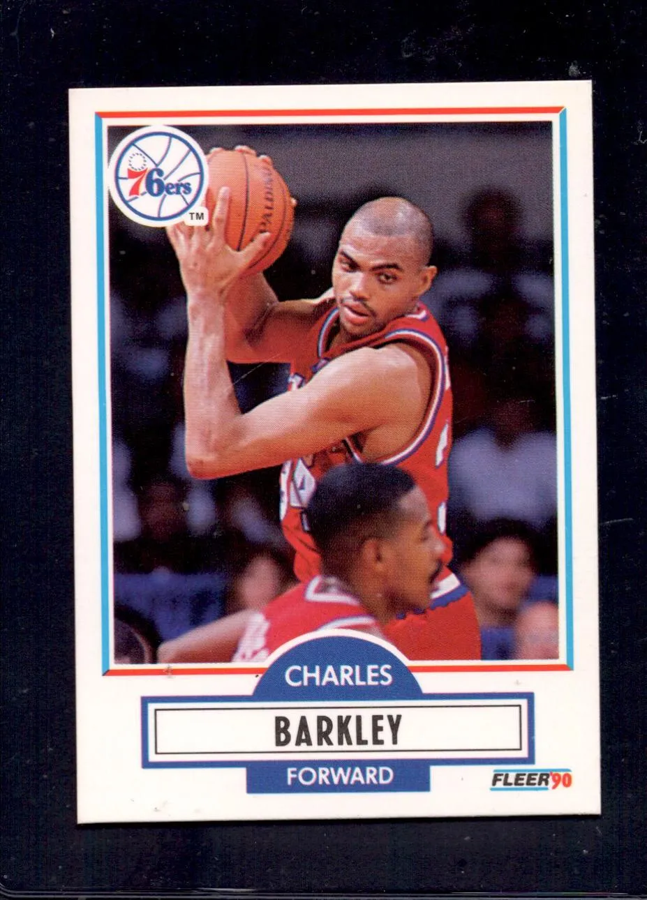 1990-91 Fleer #139 Charles Barkley Philadelphia 76ers Basketball Cards