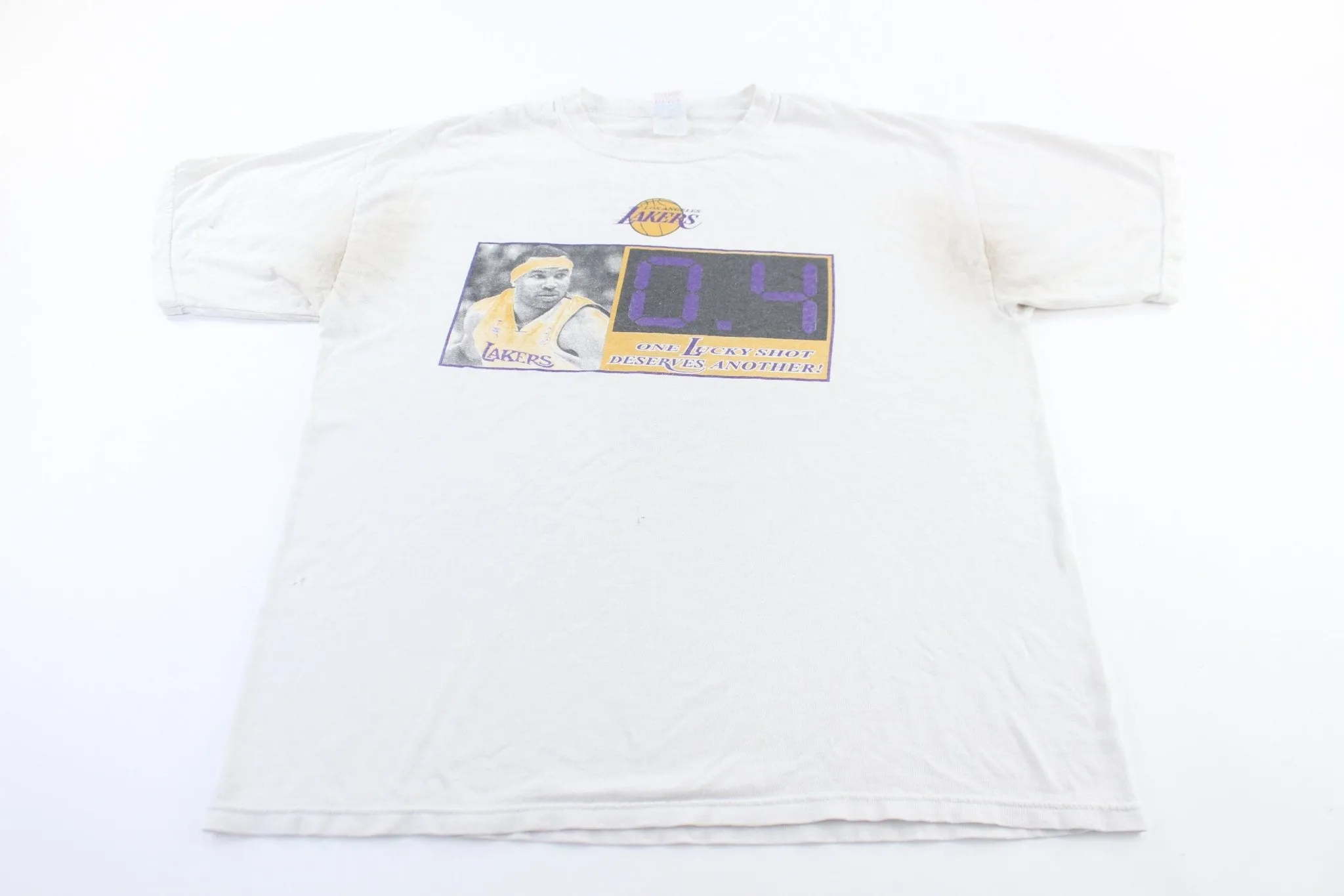 2004 Los Angeles Lakers Derek Fisher Game Winner Jersey T-Shirt