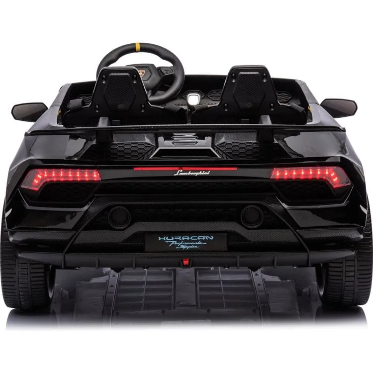 24V Lamborghini Huracan 2-Seater Electric Ride On - Black