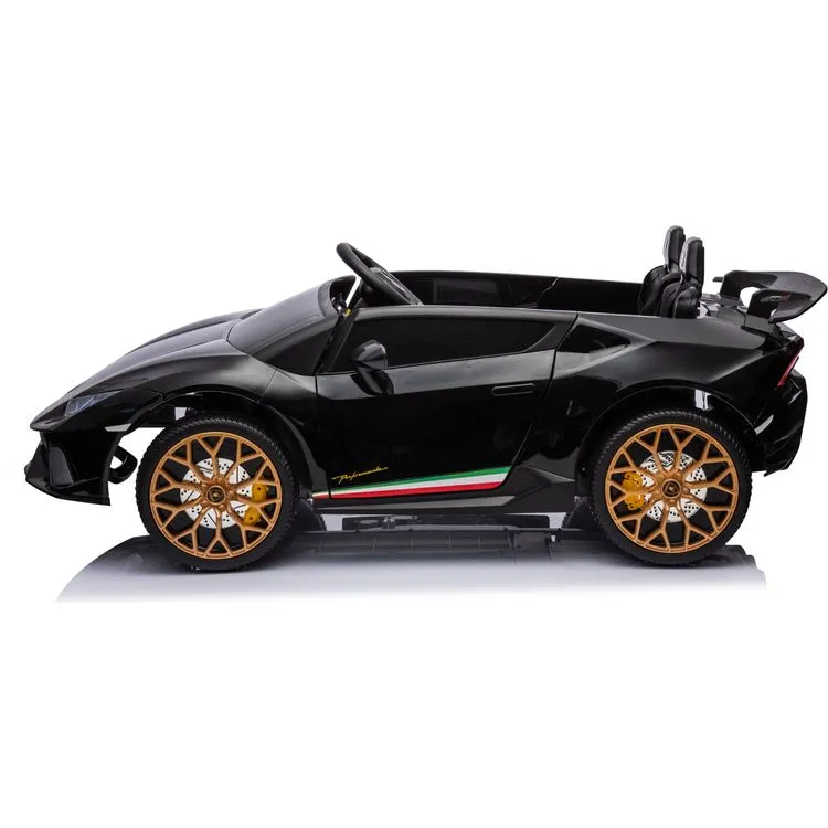 24V Lamborghini Huracan 2-Seater Electric Ride On - Black