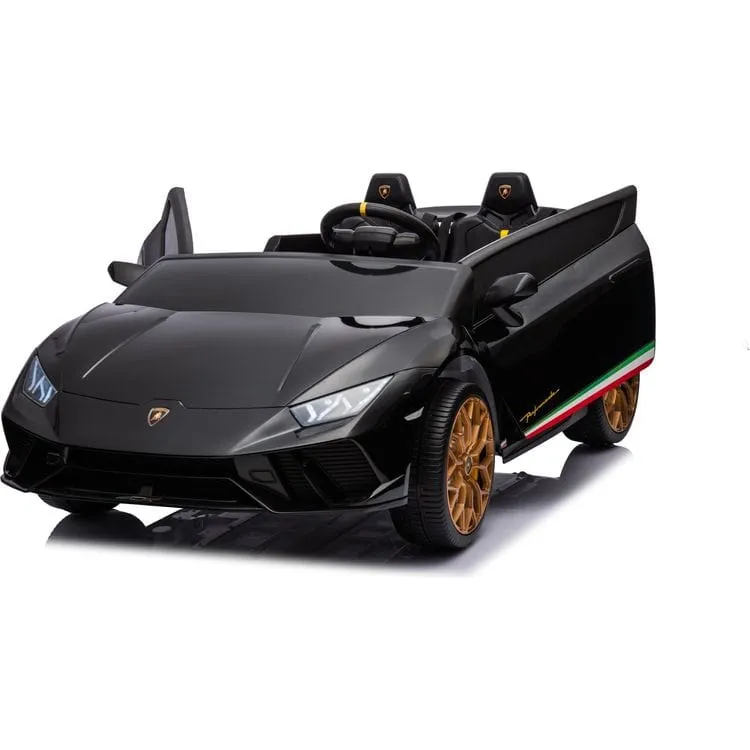 24V Lamborghini Huracan 2-Seater Electric Ride On - Black