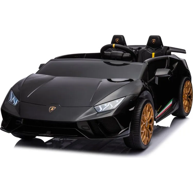 24V Lamborghini Huracan 2-Seater Electric Ride On - Black