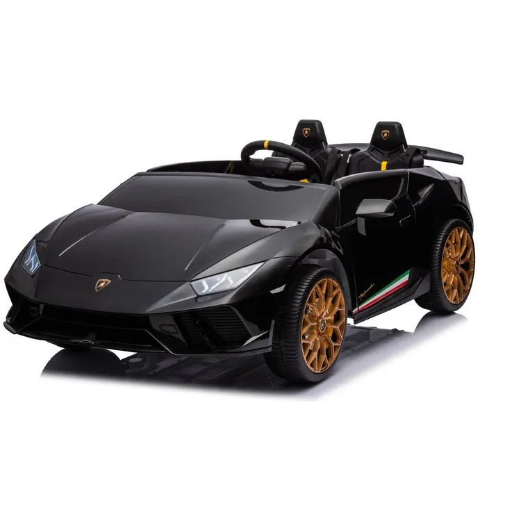 24V Lamborghini Huracan 2-Seater Electric Ride On - Black