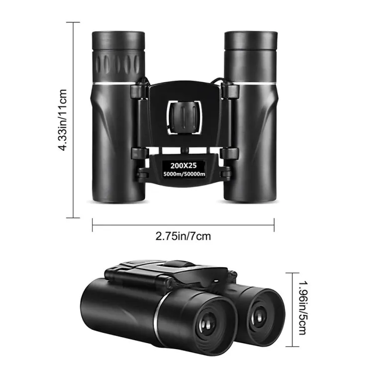 3000 x 22 With Phone Clip HD Powerful Folding Binoculars for Hunting Outdoor Camping