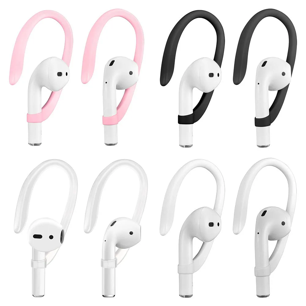 4 Pack Anti-Slip Sports Ear Hooks Compatible With AirPods