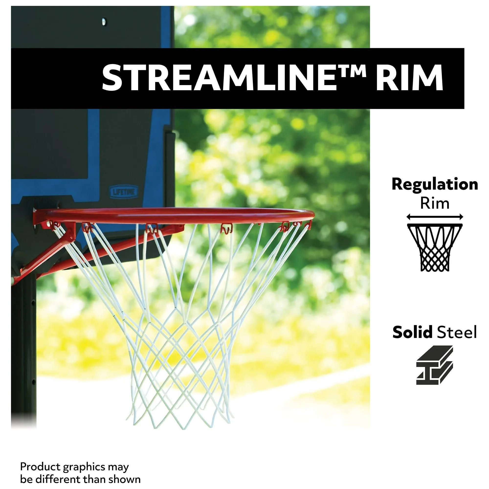 85507      ~ LIFETIME BASKETBALL SYSTEM 44" STREAMLINE