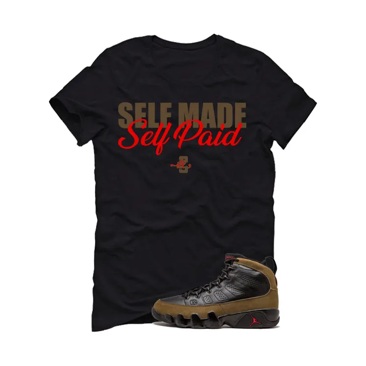 Air Jordan 9 Olive Black T-Shirt (Self Made Self Paid)| illcurrency