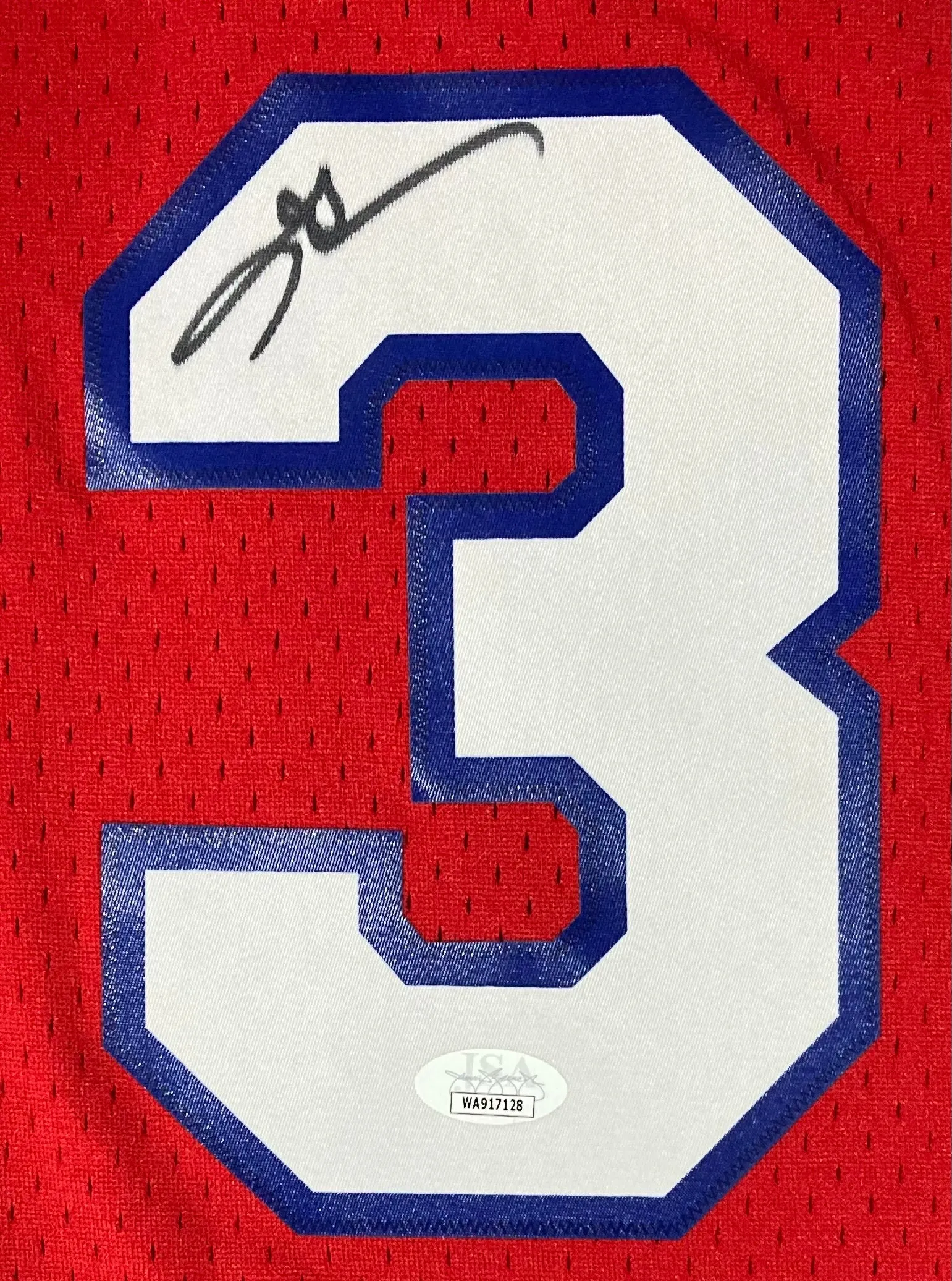 Allen Iverson Signed Philadelphia 76ers 2002-03 M&N HWC Swingman Jersey JSA ITP