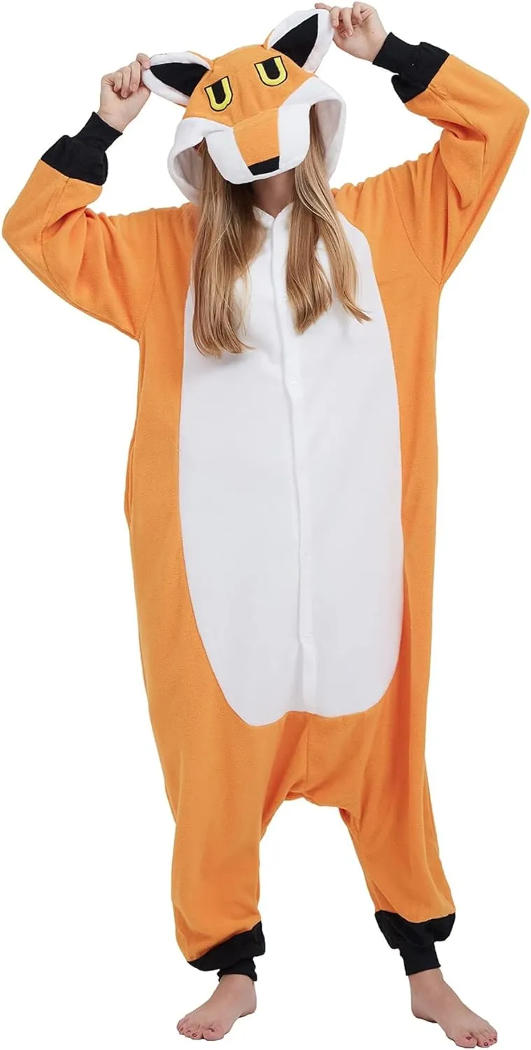 Animal Funny Halloween Costume Christmas One Piece Pajamas Sleepwear for Women Men