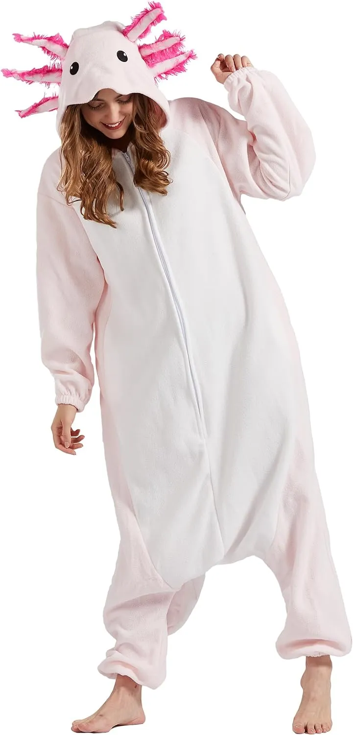 Animal Funny Halloween Costume Christmas One Piece Pajamas Sleepwear for Women Men