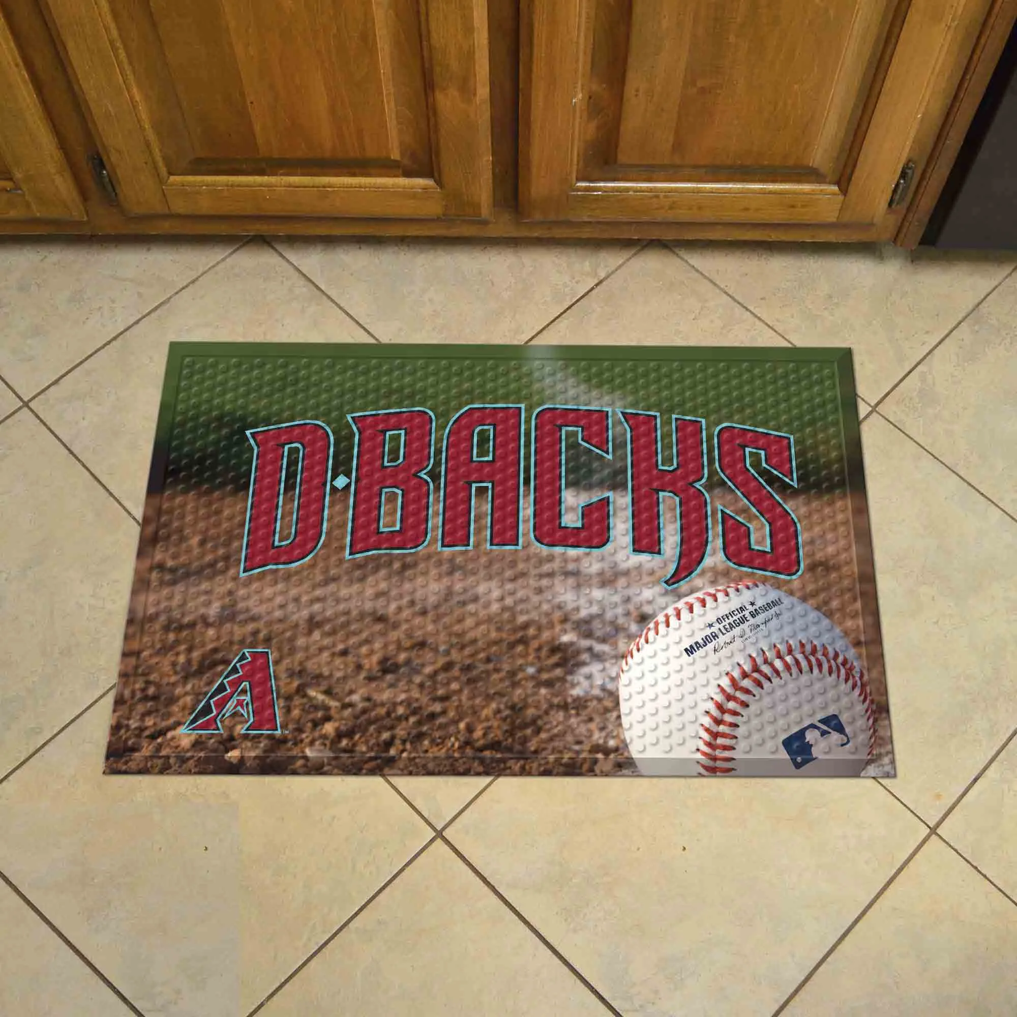 Arizona Diamondbacks Rubber Scraper Door Mat