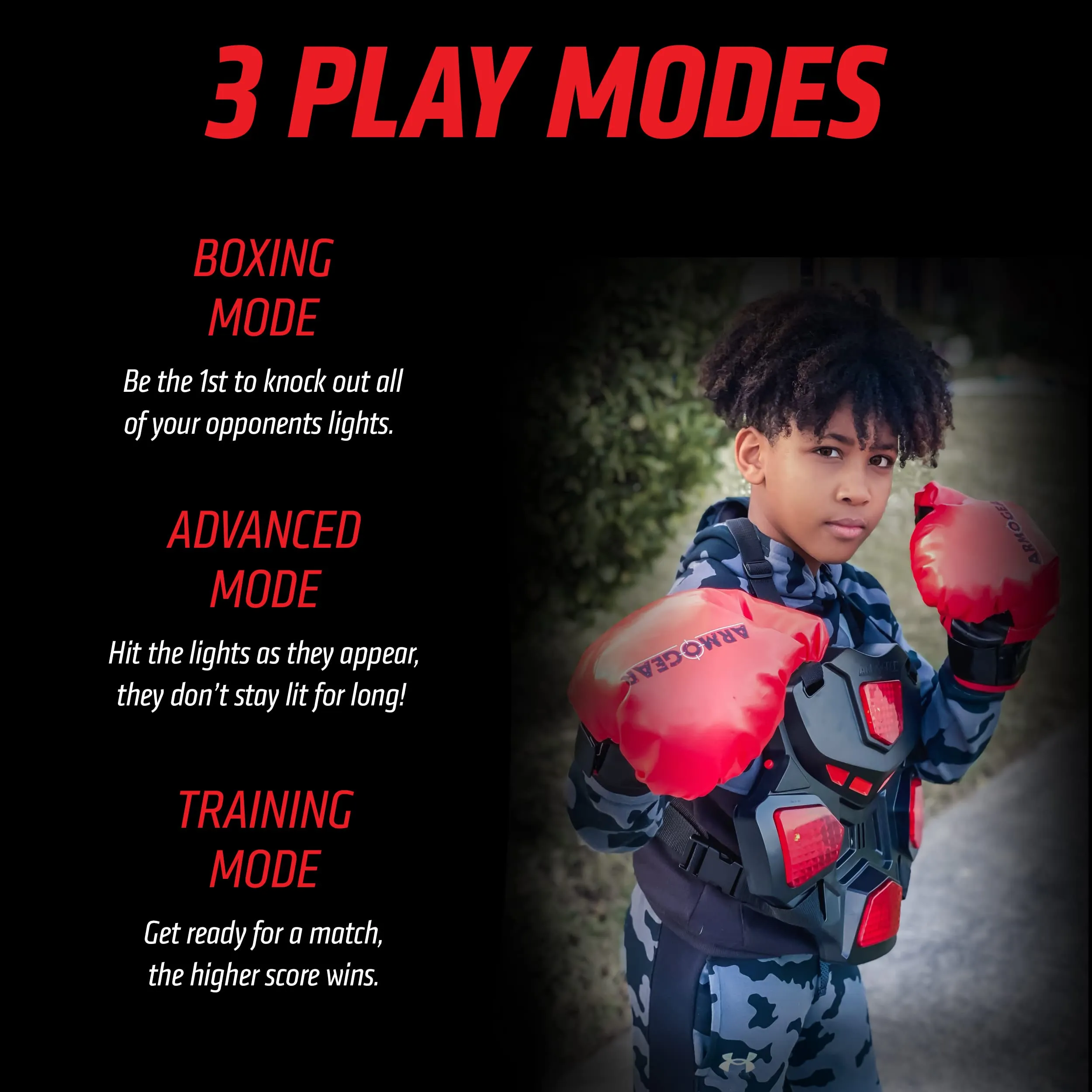 ArmoGear Electronic Boxing Game | Boxing Toy for Teen Boys with 3 Play Modes | Ideal Toy