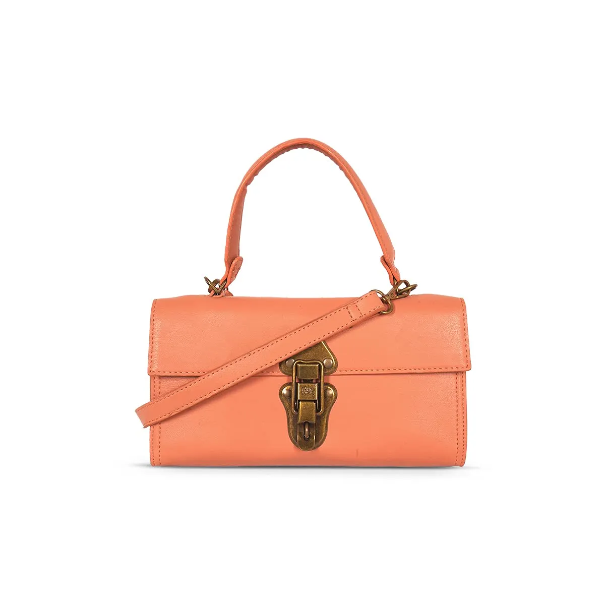 Baggit Women's Baguette Handbag - Medium (Peach)