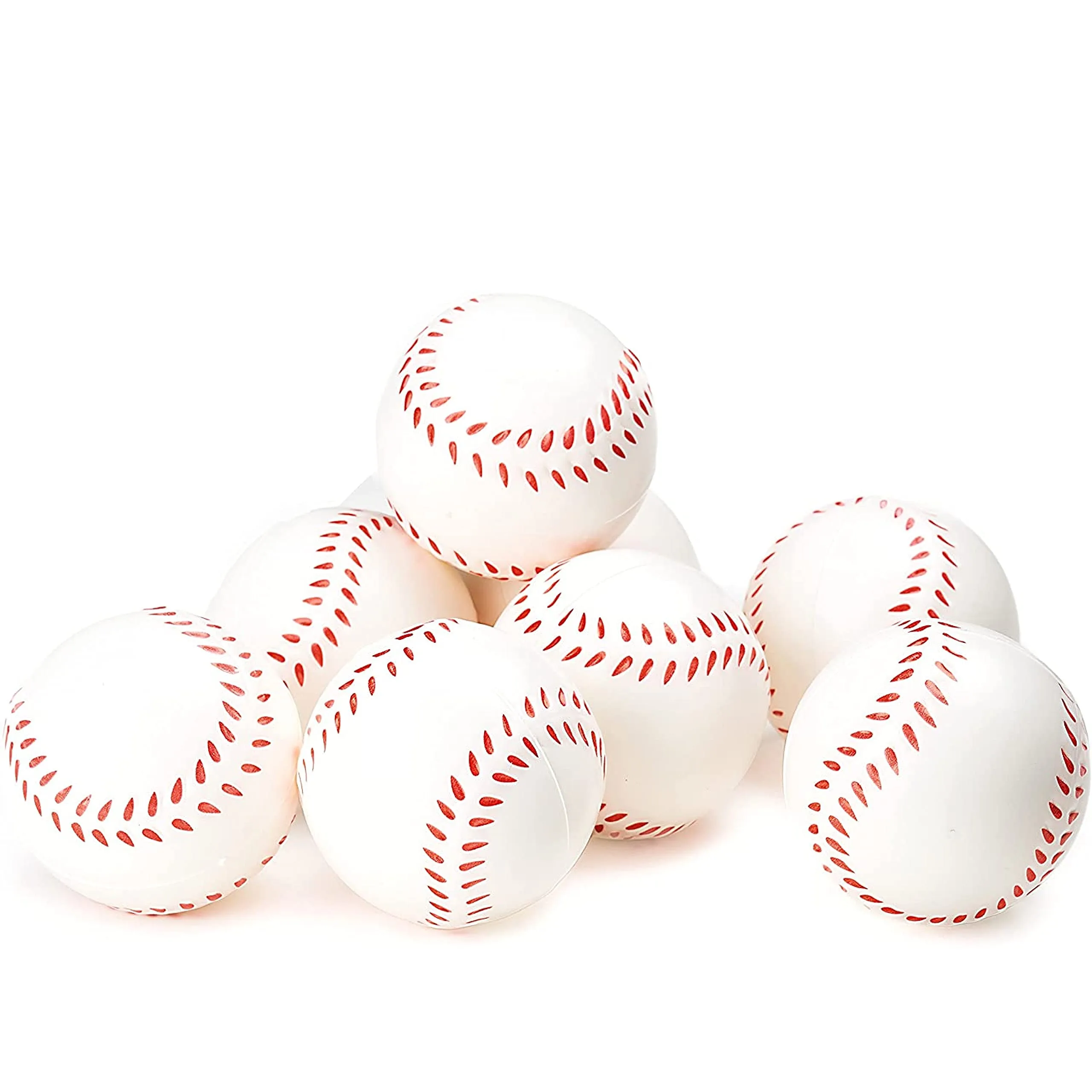 Baseball Sports Themed 2.5-Inch Foam Squeeze Balls For Stress Relief, Baseball Sport