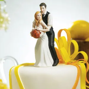 Basketball Bride And Groom Cake Topper - Discontinued