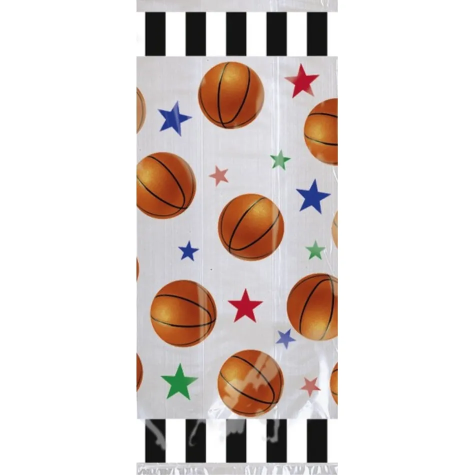 Basketball Fan Cello Party Bag 20pk