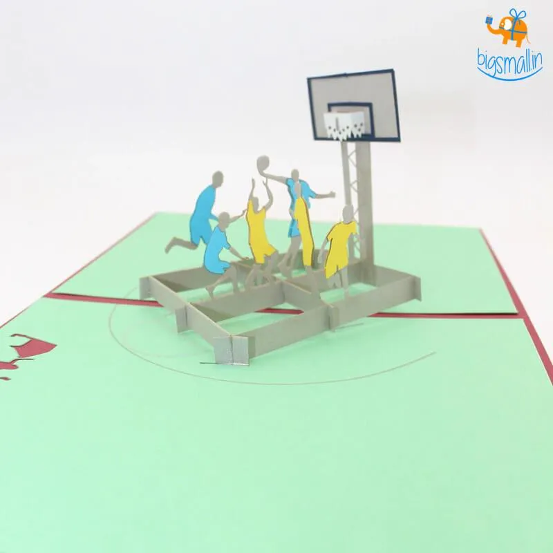 Basketball Pop up Card