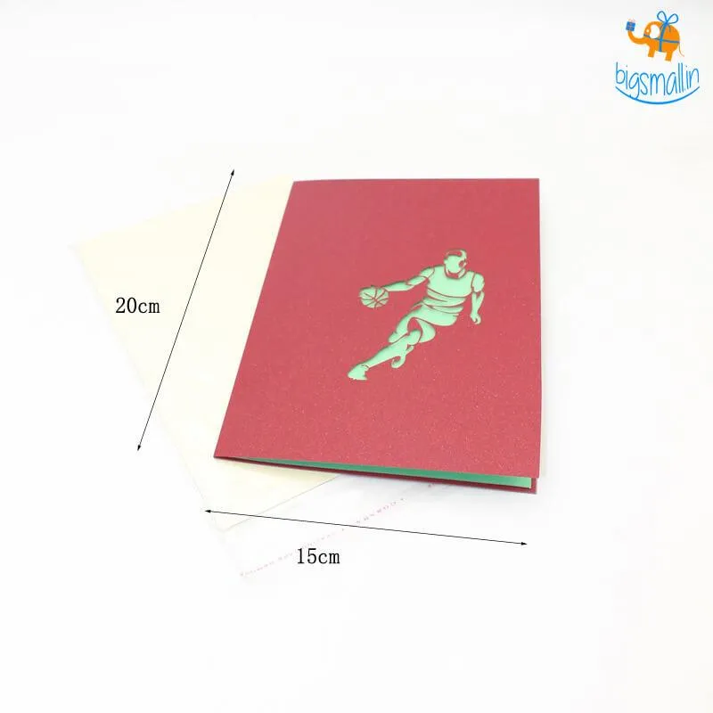 Basketball Pop up Card