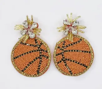 Basketball Statement Earrings