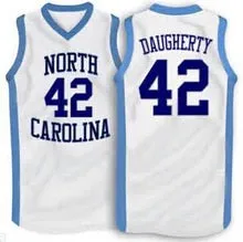 Brad Daugherty North Carolina Tar Heels College Basketball Throwback Jersey