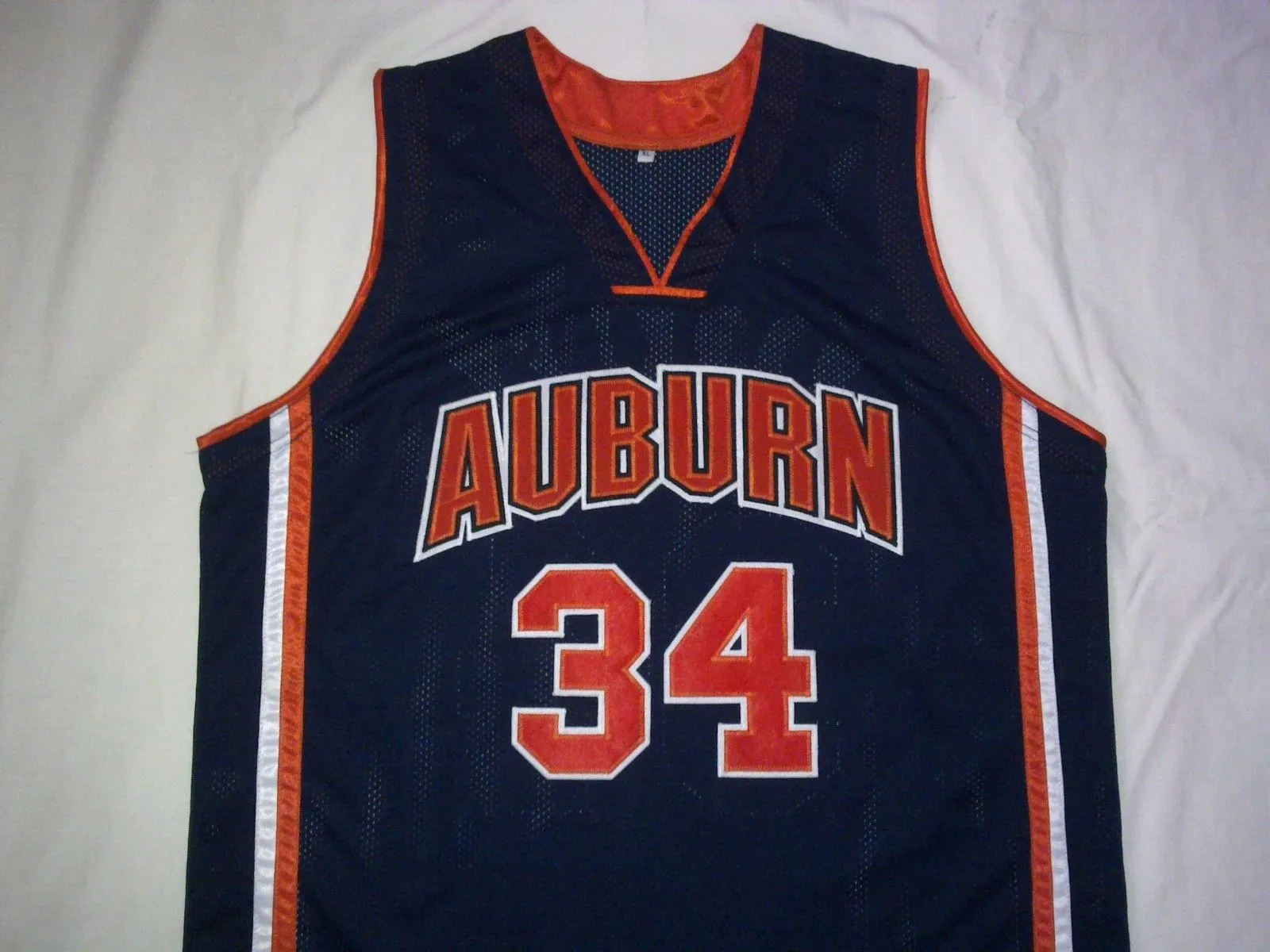 Charles Barkley Auburn Tigers College Throwback Basketball Jersey.