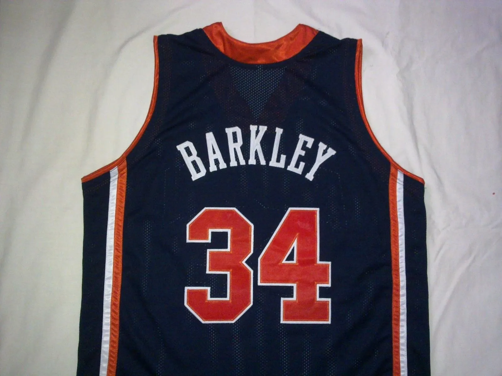 Charles Barkley Auburn Tigers College Throwback Basketball Jersey.