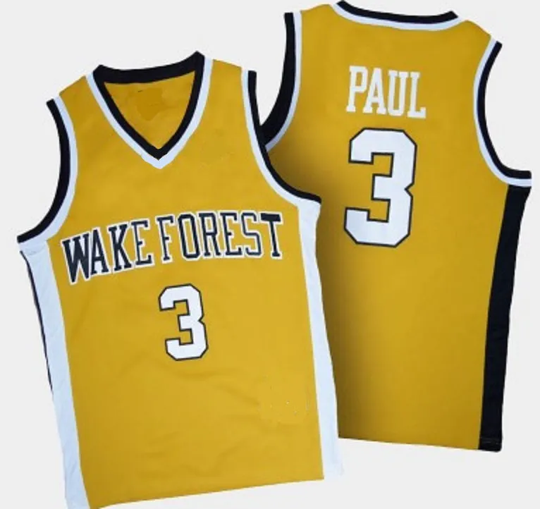 Chris Paul Wake Forest Demon Deacons College Basketball Throwback Jersey