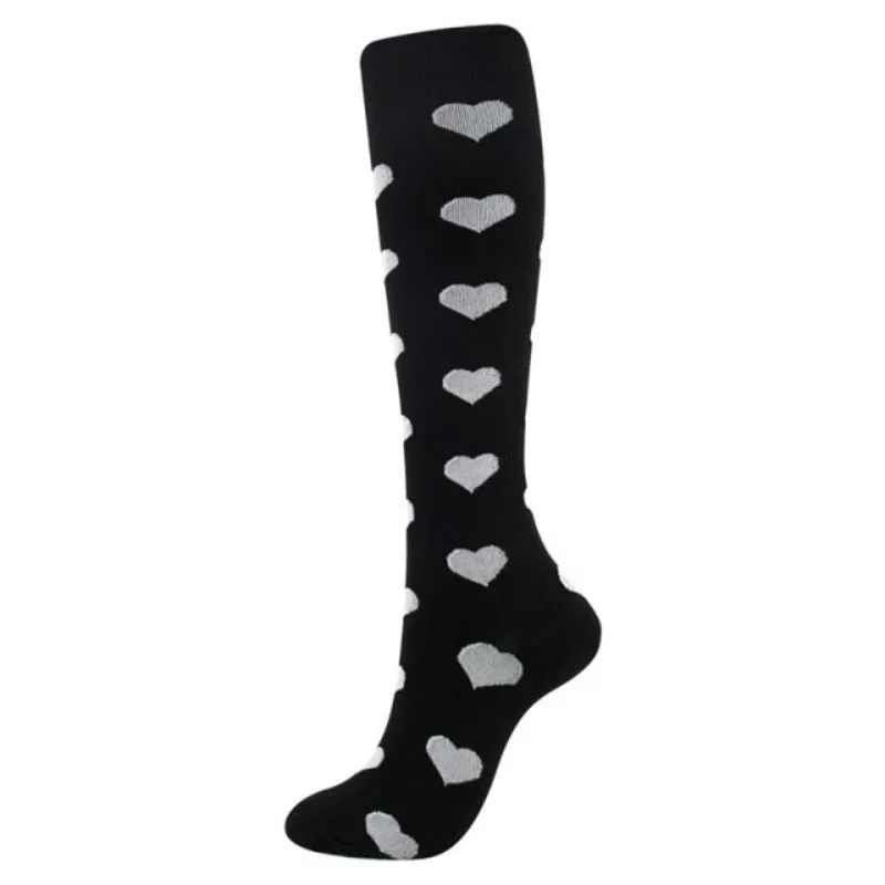 Compression Colorful Funny Patterns Socks For Sports