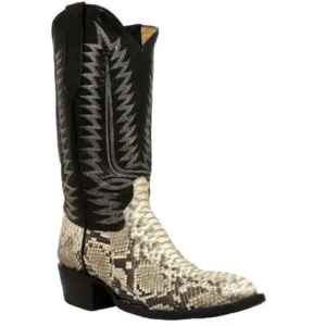 COWTOWN MEN'S PYTHON EXOTIC WESTERN BOOTS - W808