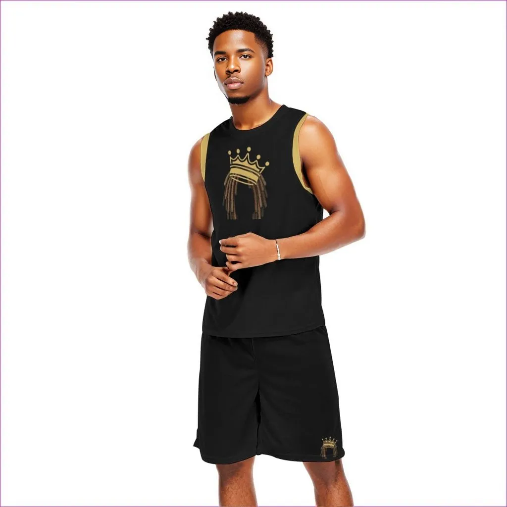 Crowned Dreadz Men's Basketball Clothing Set