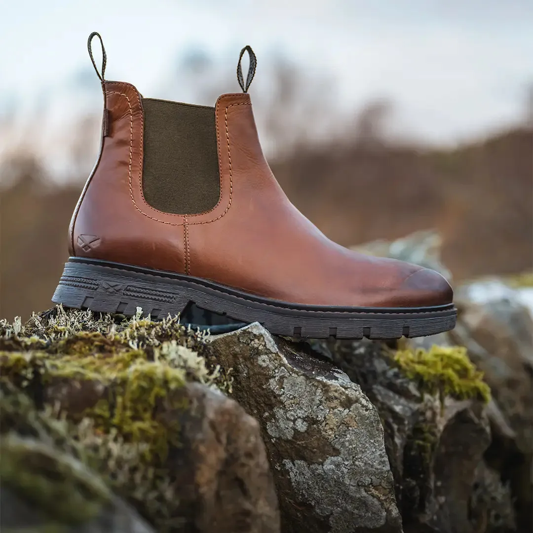 Dalmeny Dealer Boots - Tan by Hoggs of Fife